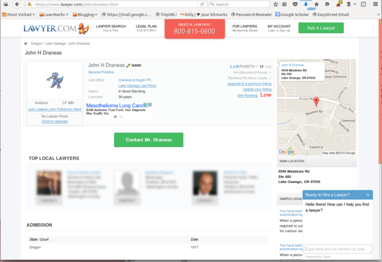 Lawyer.com - Dangerous and Misleading?